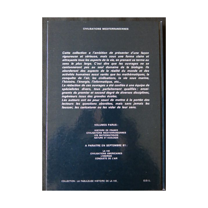 Les civilisations méditerranéennes de Madeleine Caluire et Lucien Brunelle aux Editions O.D.I.L