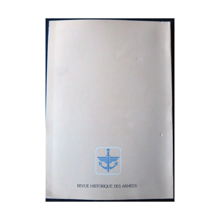 Revue historique des armées - N° 148 -  septembre 1982