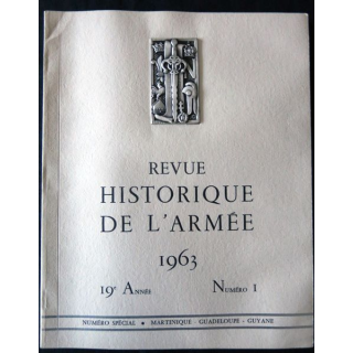 Revue historique de l'armée - 19° année N°1 - février 1963 - insigne  Drago sur la couverture