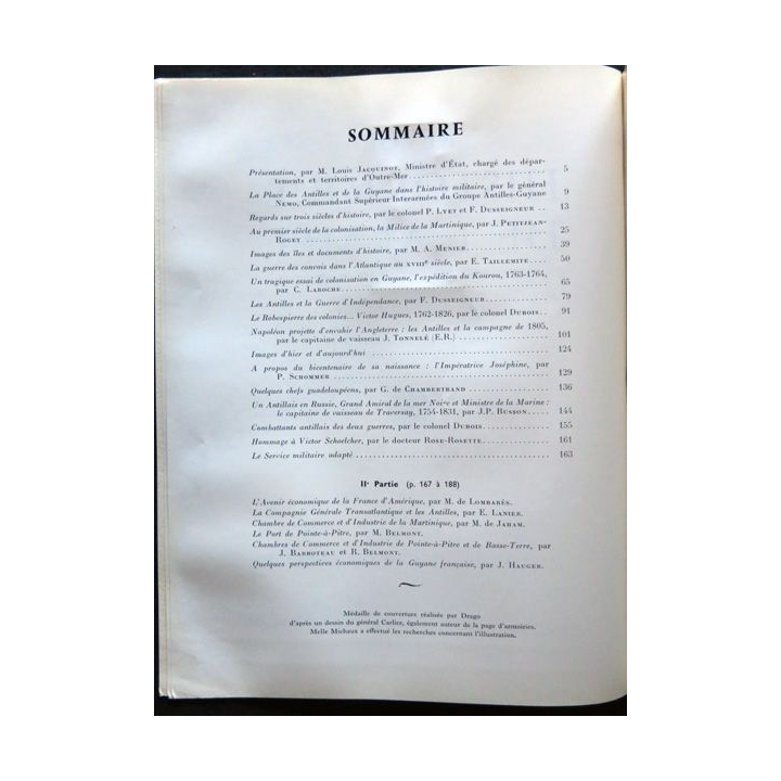 Revue historique de l'armée - 19° année N°1 - février 1963 - insigne  Drago sur la couverture
