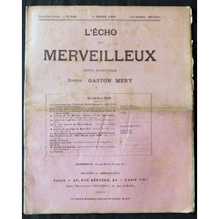L'écho du merveilleux 12° année N° 268 du 1° mars 1908