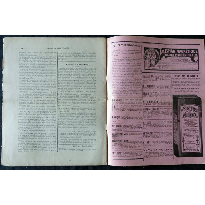 L'écho du merveilleux 12° année N° 268 du 1° mars 1908