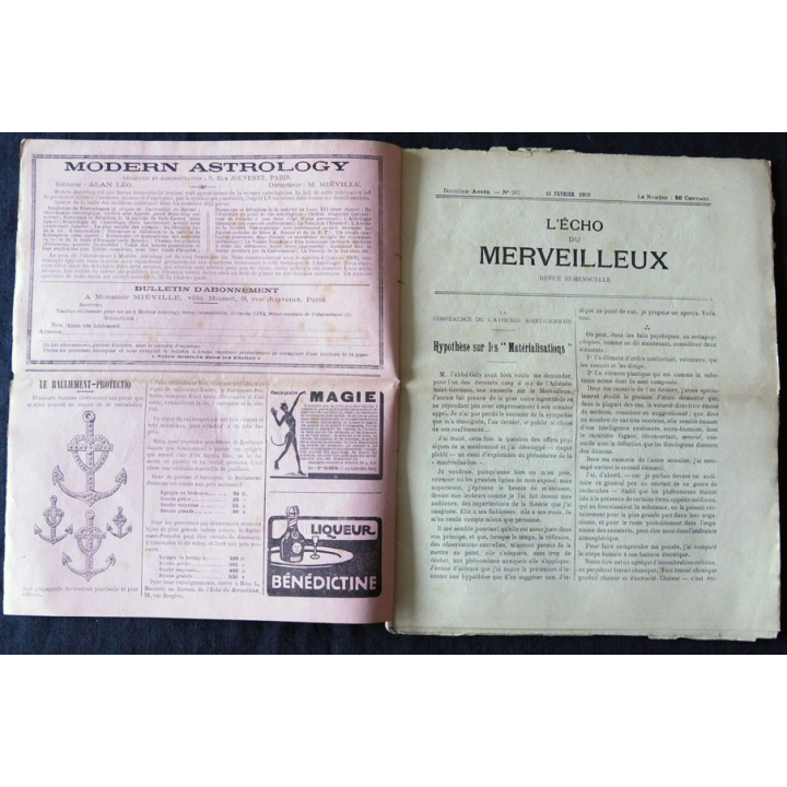 L'écho du merveilleux 12° année N° 267 du 15 février 1908