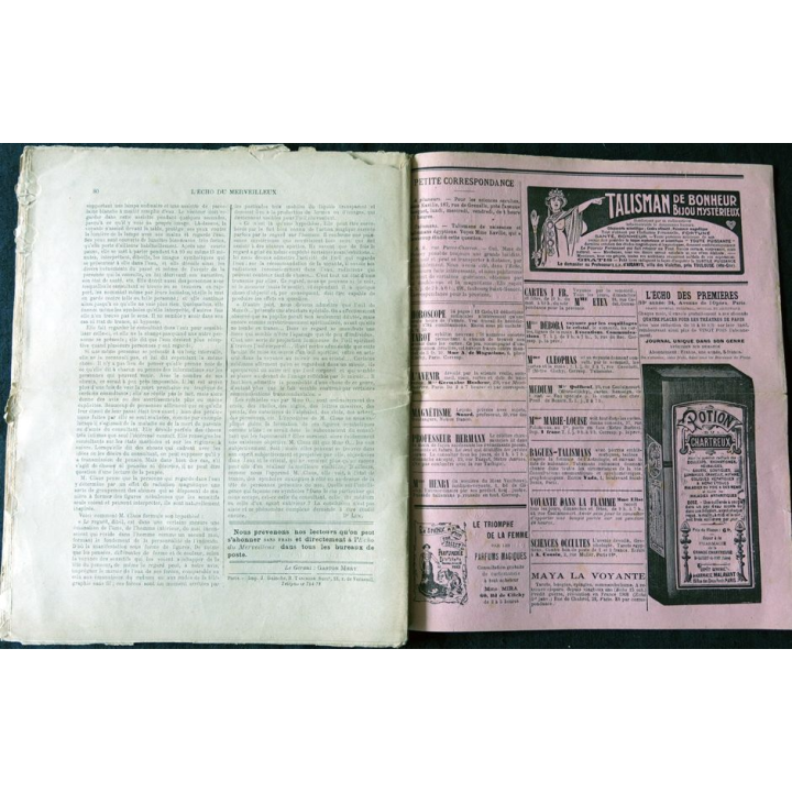 L'écho du merveilleux 12° année N° 267 du 15 février 1908