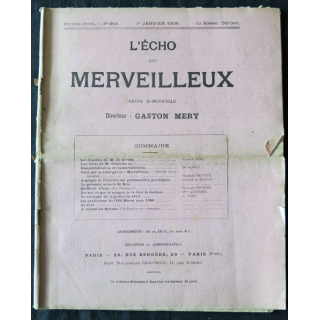 L'écho du merveilleux 12° année N° 264 du 1° Janvier 1908