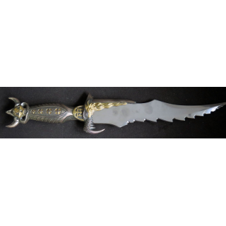poignard en métal lourd (1 kg) longueur 41 cm largeur 8 cm