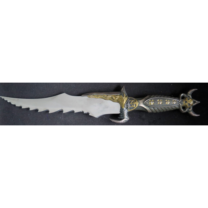 poignard en métal lourd (1 kg) longueur 41 cm largeur 8 cm