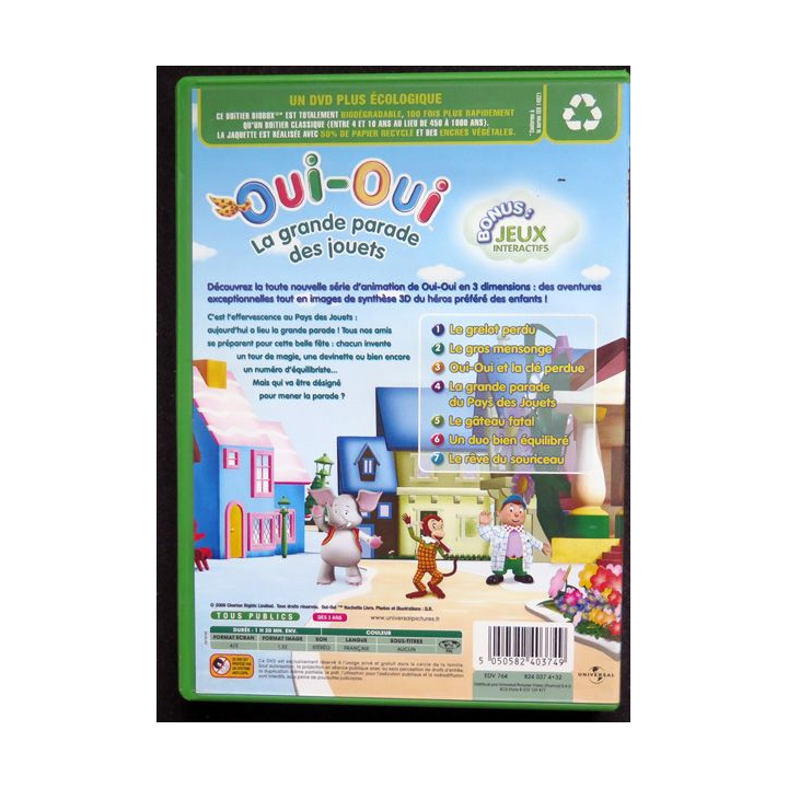 DVD : OUI-OUI la grande parade des jouets