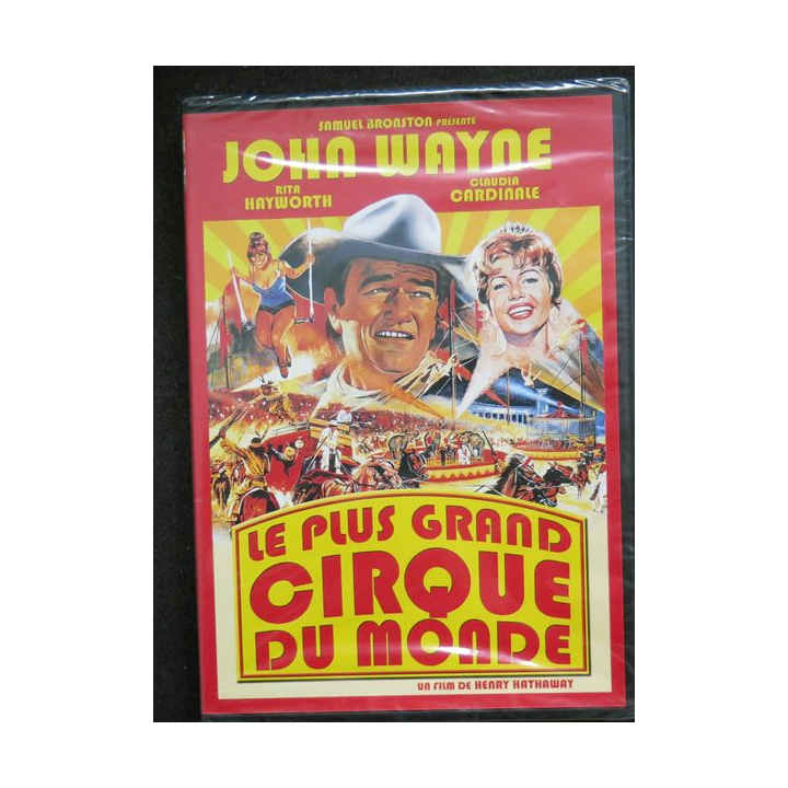 DVD : Le plus grand cirque du Monde John Wayne NEUF