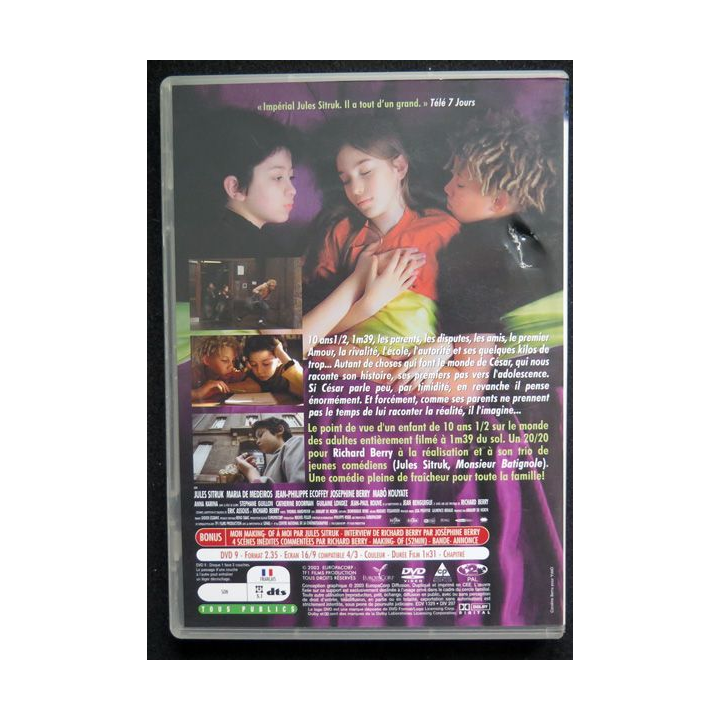 DVD : Moi César 10 ans 1/2 1 m 39 de Richard Berry