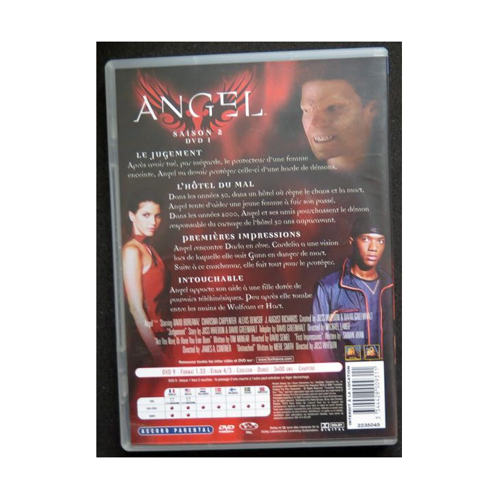 DVD : Angel Saison 2 DVD 1 épisodes 1-4