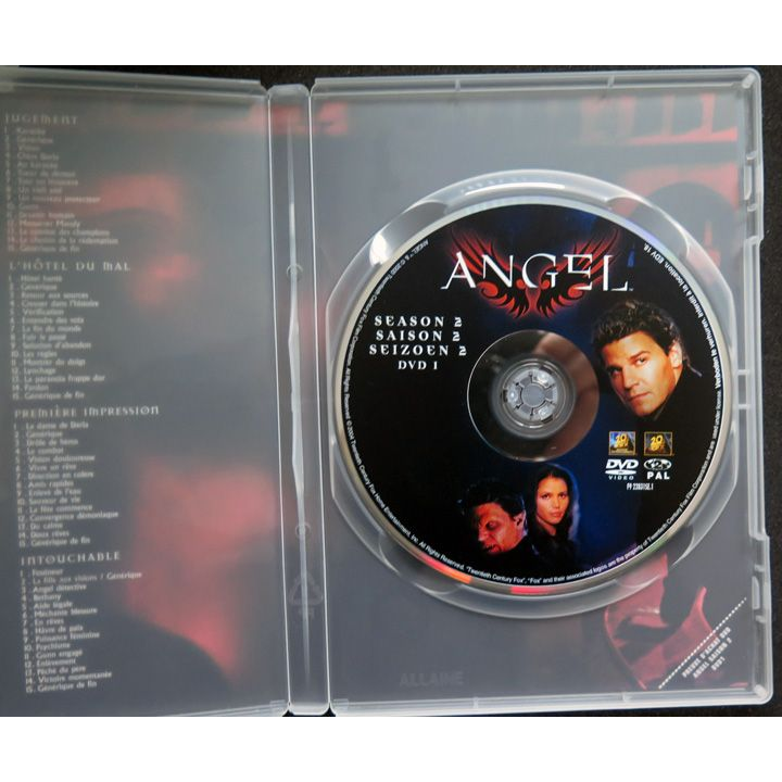 DVD : Angel Saison 2 DVD 1 épisodes 1-4