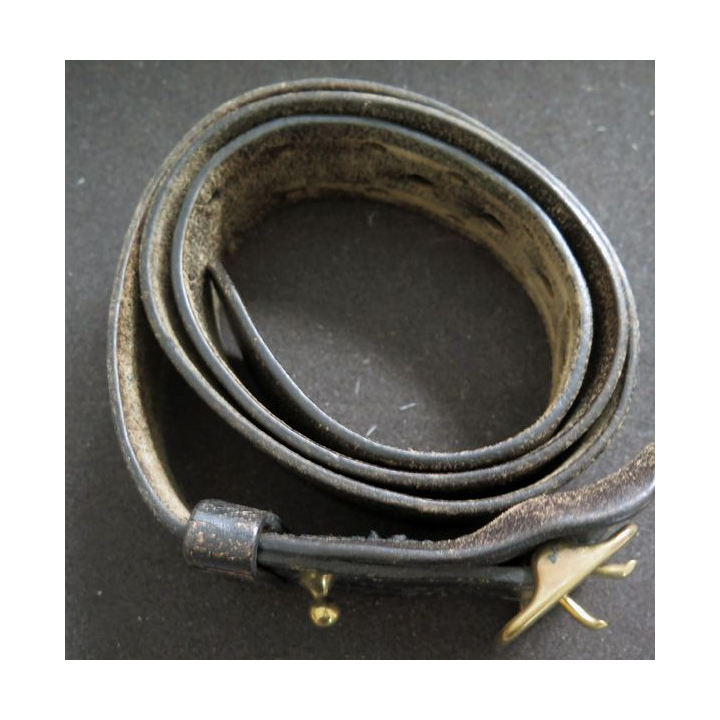 Ceinturon en cuir de la gendarmerie