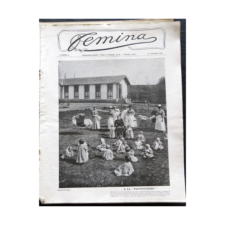 Publication Femina N° 2 du 15 février 1901. La femme et la famille.