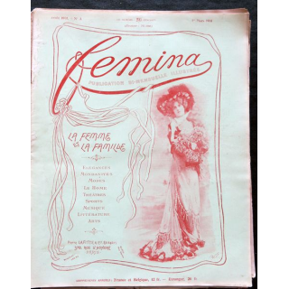 Publication Femina N° 3 du 1° mars 1901. La femme et la famille.