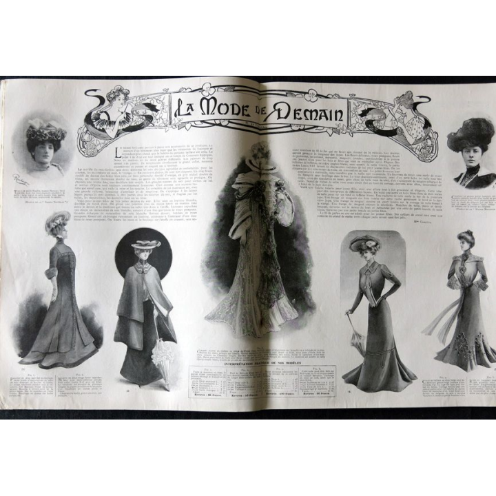PublicationFemina N° 6 du 15 avril 1901. La femme et la famille aux éditions Pierre Lafitte & Cie Paris