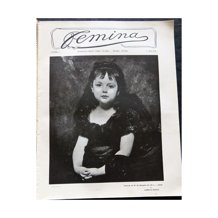 Publication Femina N° Spécial (N°7) du 1° mai 1901. Exposition l'enfant, aux éditions Pierre Lafitte & Cie Paris