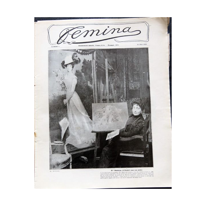 Publication Femina N° 8 du 15 mai 1901. La femme et la famille aux éditions Pierre Lafitte & Cie Paris