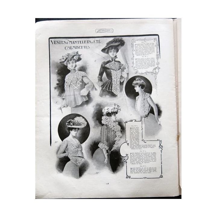 Publication Femina N° 8 du 15 mai 1901. La femme et la famille aux éditions Pierre Lafitte & Cie Paris