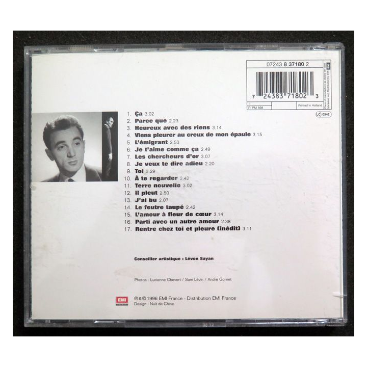 CD : Charles Aznavour chante Charles Aznavour Le feutre taupé