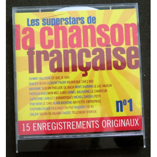 DISQUE CD : Les superstars de la chanson française n°1