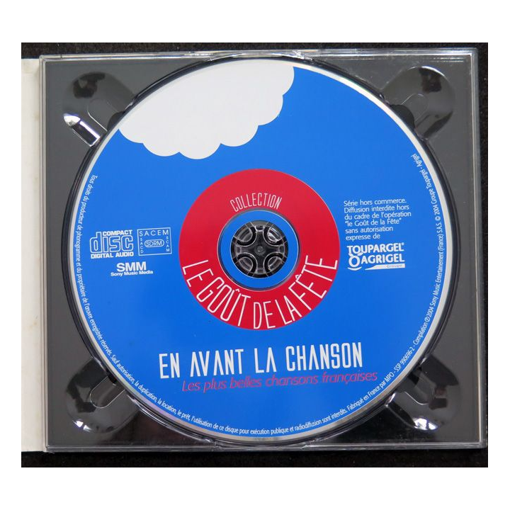 DISQUE CD : En avant la chanson Les plus belles chansons françaises