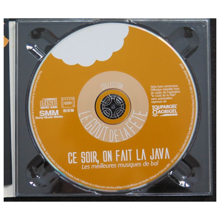DISQUE CD : Ce soir on fait la java Les meilleurs musiques de bal