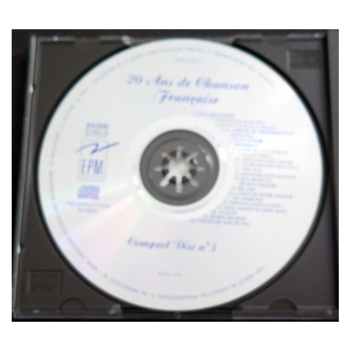 3 DISQUES CD : 20 Ans de Chanson française 66 Grands succès inoubliables 3 CD
