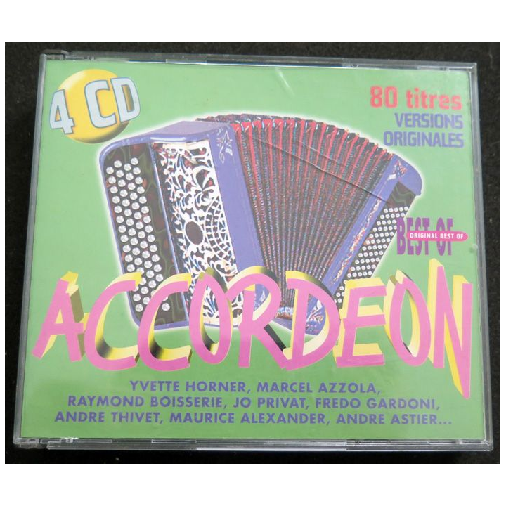 3 DISQUES CD : 80 titres version originale d'Accordéon