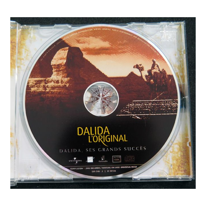 DISQUE CD : Dalida l'original 15 ans déjà 