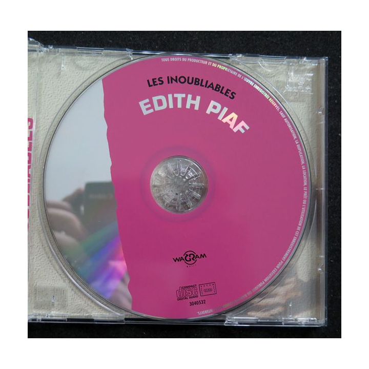 DISQUE CD : Edith Piaf les inoubliables l'accordéoniste ...