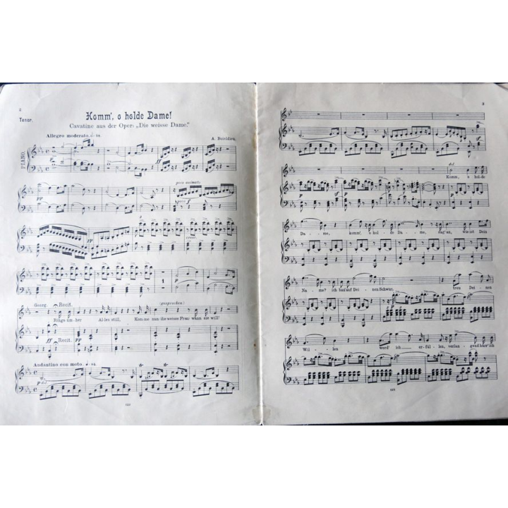 Publication Band 123 Globus Sammlung Arien-Album XII, Von C. Morena, Durchgesehen und zusammengestellt