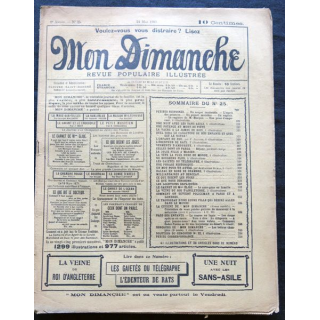 Revue populaire illustrée Mon dimanche 3° année N° 25 du 24 mai 1903