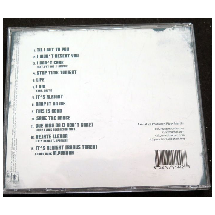 DISQUE CD : Ricky Martin Life