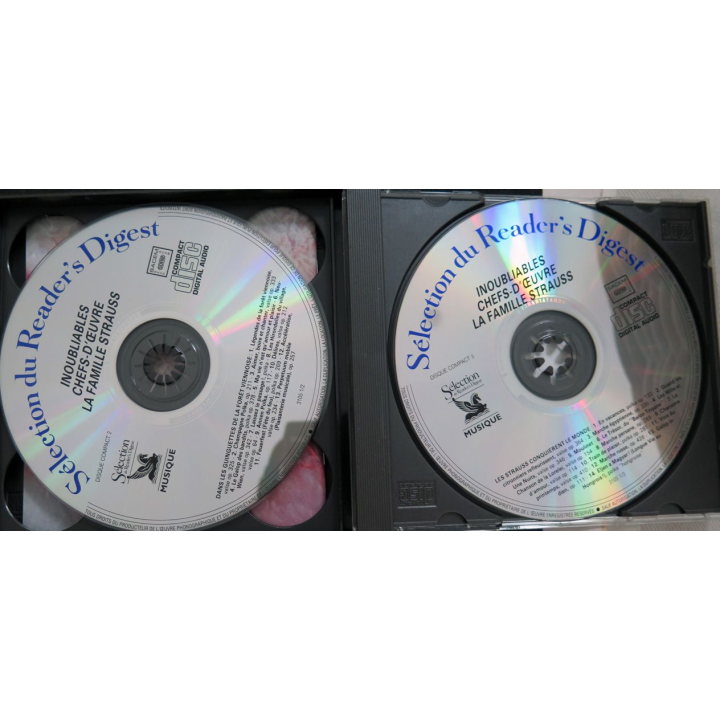 3 DISQUES CD : Inoubliables chefs d'oeuvre la Famille Strauss