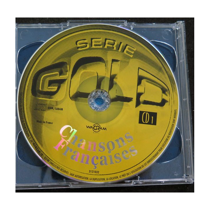 2 DISQUES CD : Chansons françaises série Gold 2 CD
