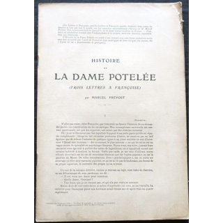 Hisoire de la dame potelée par Marcel Prevost