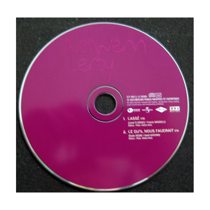 DISQUE CD : Nolwenn Leroy cassé & Ce qu'il nous faudrait