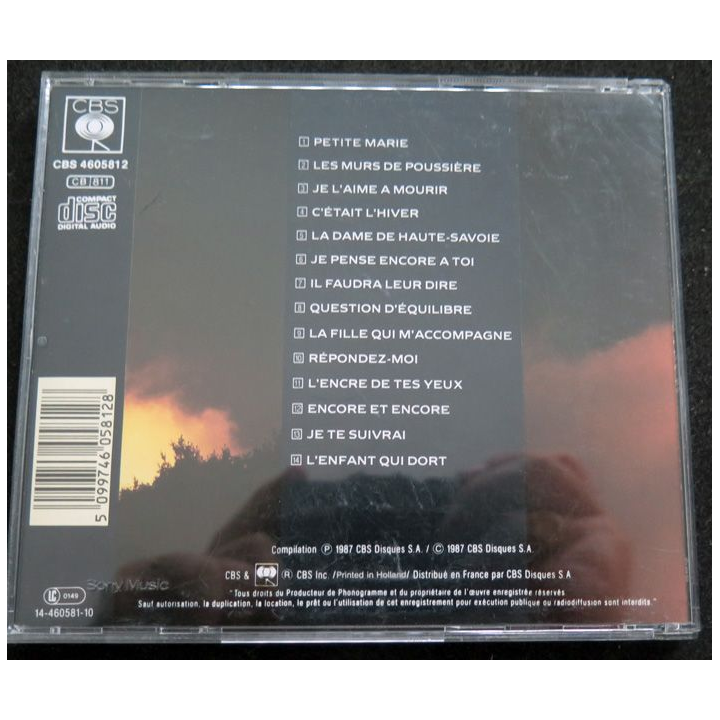 DISQUE CD : Cabrel 77 - 87