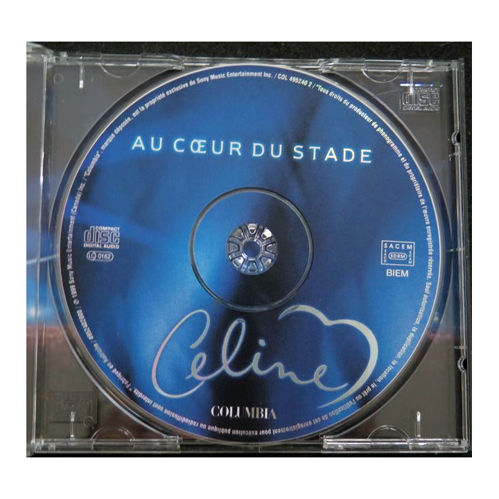 DISQUE CD : Céline Dion au coeur du stade