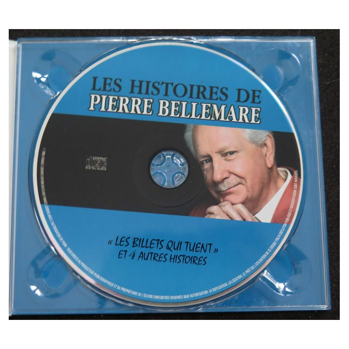 DISQUE CD : Les Histoires de Pierre Bellemare "les billets qui tuent" et 4 autres histoires