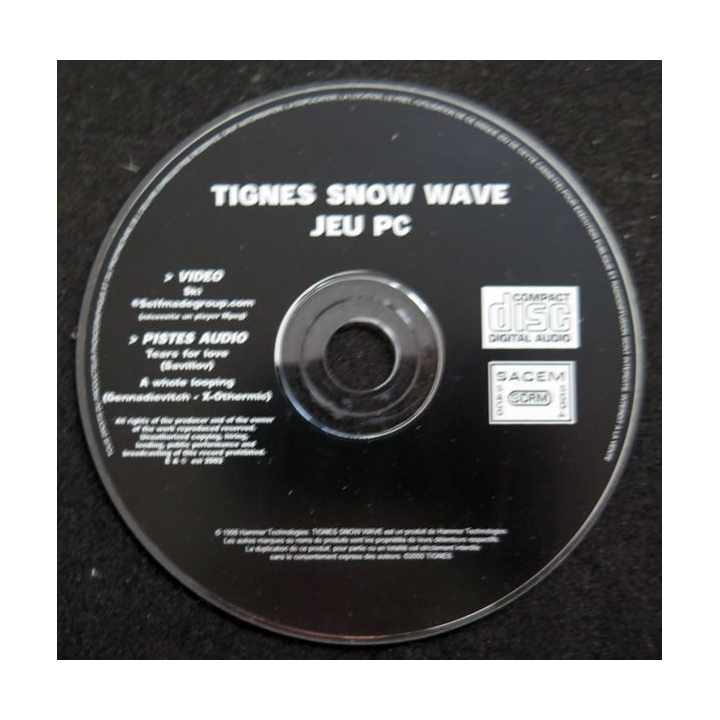 Jeu pour PC CD-ROM : Tignes snow wave