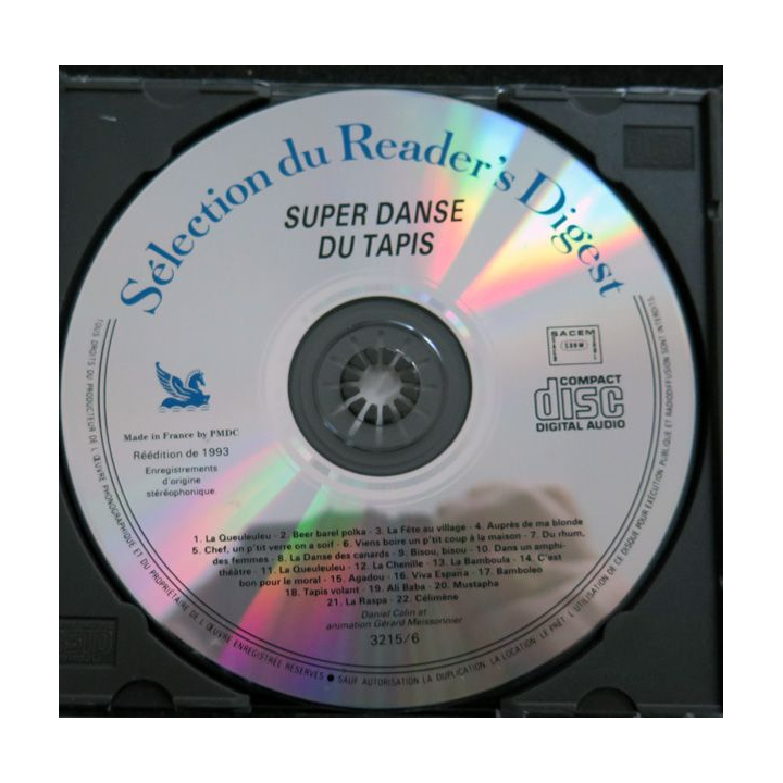 DISQUE CD : Super Danse du Tapis A la queuleuleu ...