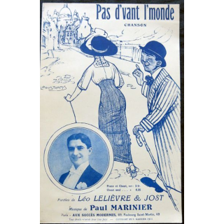 Pas d'vant l'monde, Paroles de Léo Lelièvre & Jost, aux Editions aux Succès Modernes