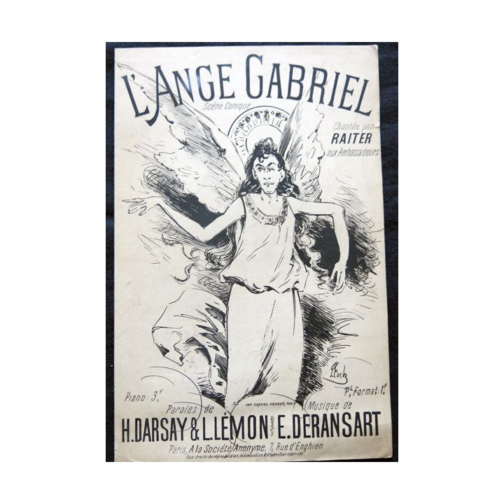L'ange Gabriel, chantée par Raiter, aux Editions à la Société Anonyme