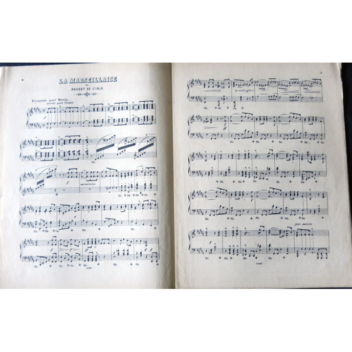 Transcriptions élégantes pour pianos La Marseillaise par Ch. d'Avenel Leipzig & Berlin