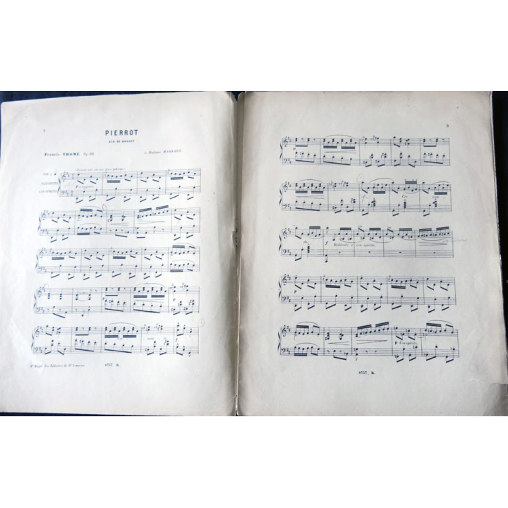 Œuvre pour piano de Francis Thomé aux Editions Henry Lemoine et Cie
