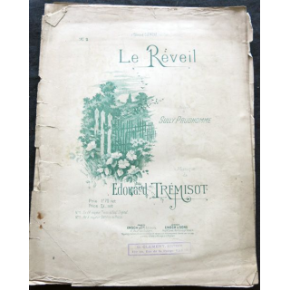 Le Réveil de Sully Prudhomme, Musique de E. Trémisot aux Editions G. Clement Editeurs