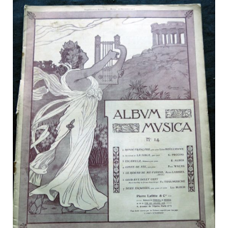 Album Musica N° 14 de novembre 1903 aux Editions Pierre Lafitte & Cie Editeurs