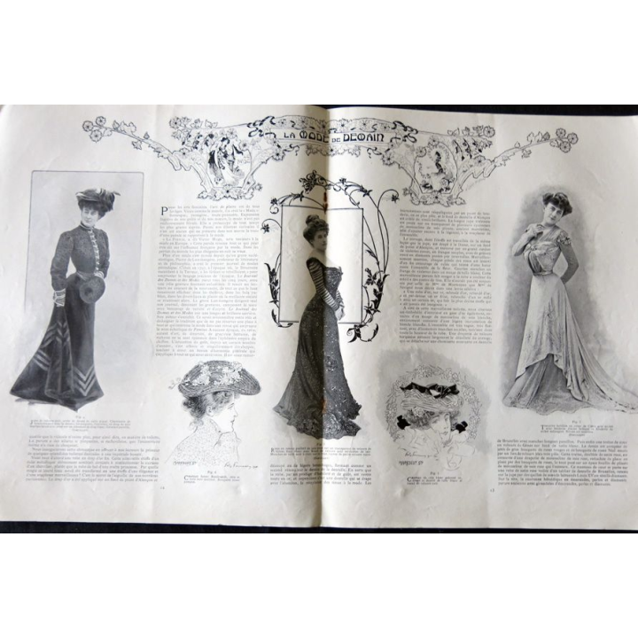 Publication Femina N° 1 du 1° février 1901. La femme et la famille aux éditions Pierre Lafitte & Cie Paris